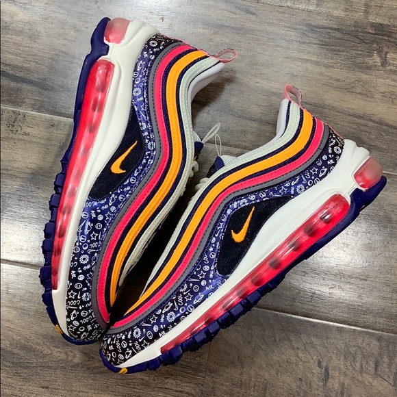 NIKE AIR MAX 97 GS regency purple/laser orange - Picture 2 of 16